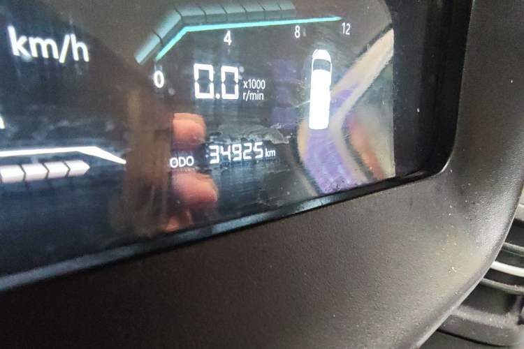 Used Karry Dolphin EV 2023 Wealth Edition Odometer Close Up