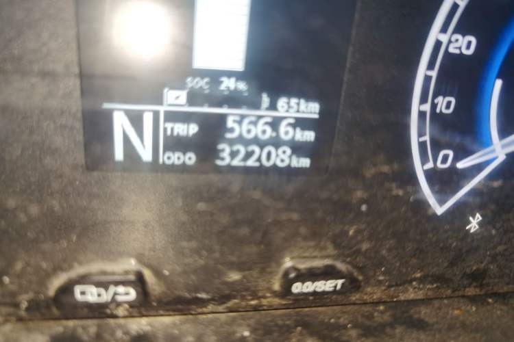 Used Karry Jiangtun 2022 Jiangshun No.1 Ultra-Performance Edition by Guoxuan Hi-Tech Odometer Close Up