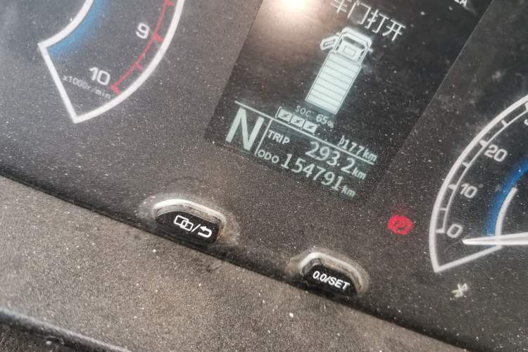 Used Karry Jiangtun 2022 Jiangshun No.1 Ultra-Performance Edition by Guoxuan Hi-Tech Odometer Close Up