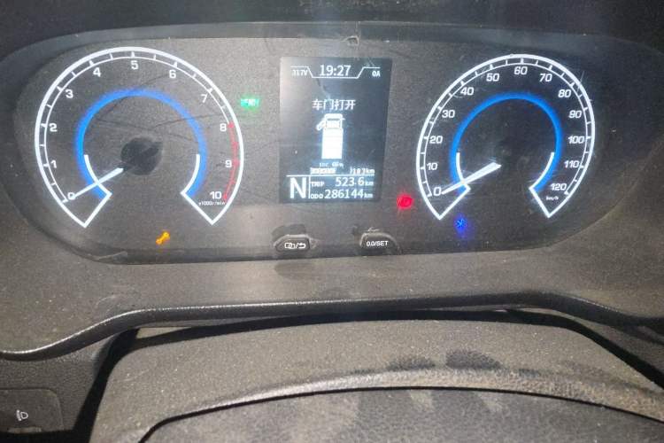 Used Karry Jiangtun 2022 Jiangshun No.1 Ultra-Performance Edition by Guoxuan Hi-Tech Odometer Close Up