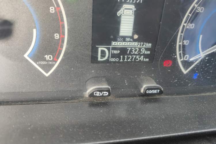 Used Karry Jiangtun 2022 Jiangshun No.1 Ultra-Performance Edition by Guoxuan Hi-Tech Odometer Close Up