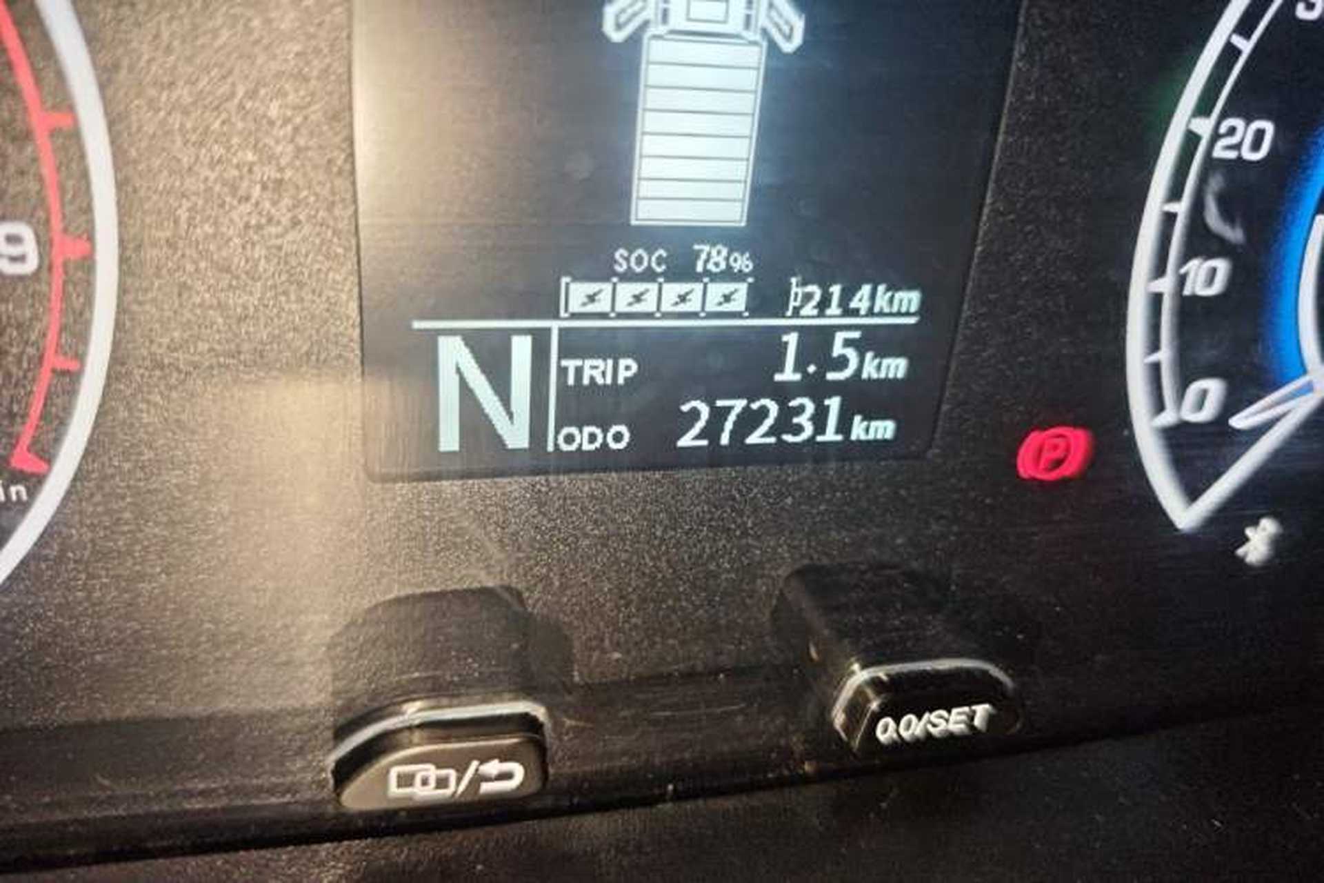 Used Karry Jiangtun 2022 Jiangshun No.1 Ultra-Performance Edition by Guoxuan Hi-Tech Odometer Close Up