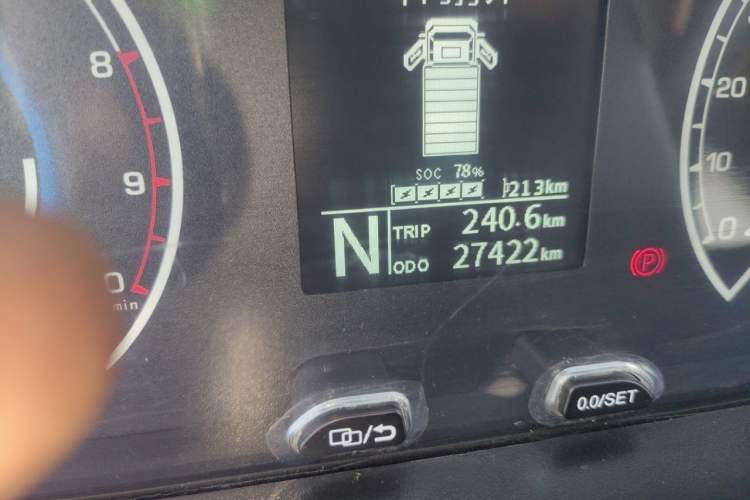 Used Karry Jiangtun 2022 Jiangshun No.1 Ultra-Performance Edition by Guoxuan Hi-Tech Odometer Close Up