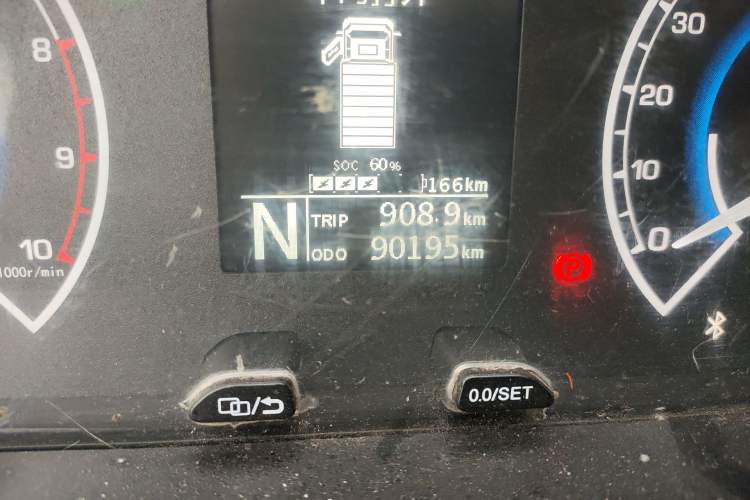 Used Karry Jiangtun 2022 Jiangshun No.1 Ultra-Performance Edition by Guoxuan Hi-Tech Odometer Close Up