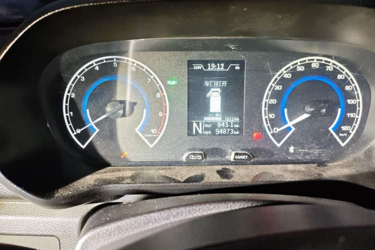 Used Karry Jiangtun 2022 Jiangshun No.1 Ultra-Performance Edition by Guoxuan Hi-Tech Odometer Close Up