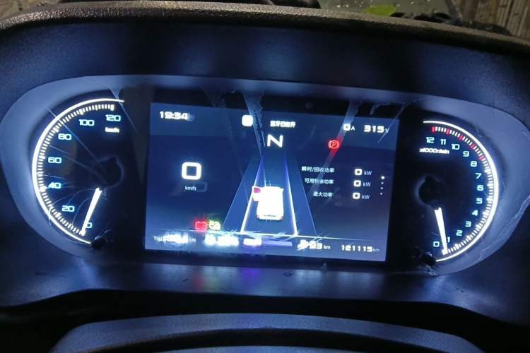 Used Karry Jiangtun 2023 Wide-body Edition AVIC Lithium Battery 38.64 kWh Instrument Cluster