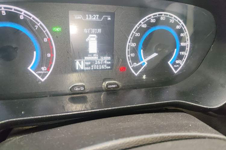 Used Karry Jiangtun 2023 Wide-body Edition Guoxuan Hi-Tech 40.55 kWh Odometer Close Up