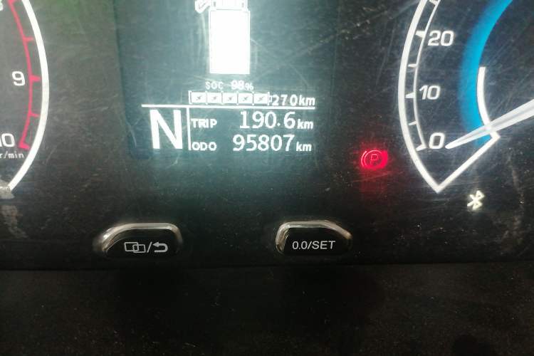 Used Karry Jiangtun 2023 Wide-body Edition Guoxuan Hi-Tech 40.55 kWh Odometer Close Up