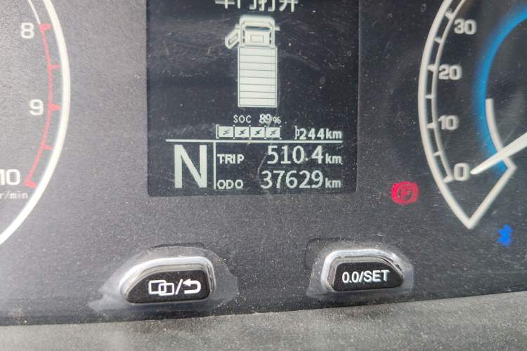 Used Karry Jiangtun 2023 Wide-body Edition Guoxuan Hi-Tech 40.55 kWh Odometer Close Up