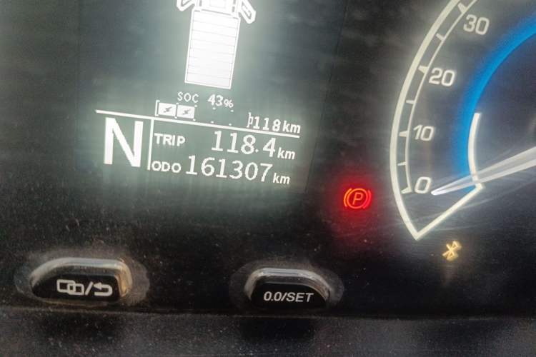 Used Karry Jiangtun 2023 Wide-body Edition Gotion High-Tech 38.7 kWh Odometer Close Up