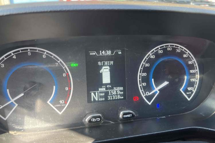 Used Karry Jiangtun 2023 Wide-body Edition Guoxuan Hi-Tech 40.55 kWh Odometer Close Up