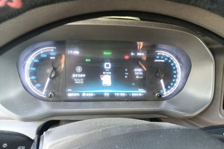 Used Karry Jiangtun E5 2024 268 km Range Open-Window 6-Seater Version Instrument Cluster