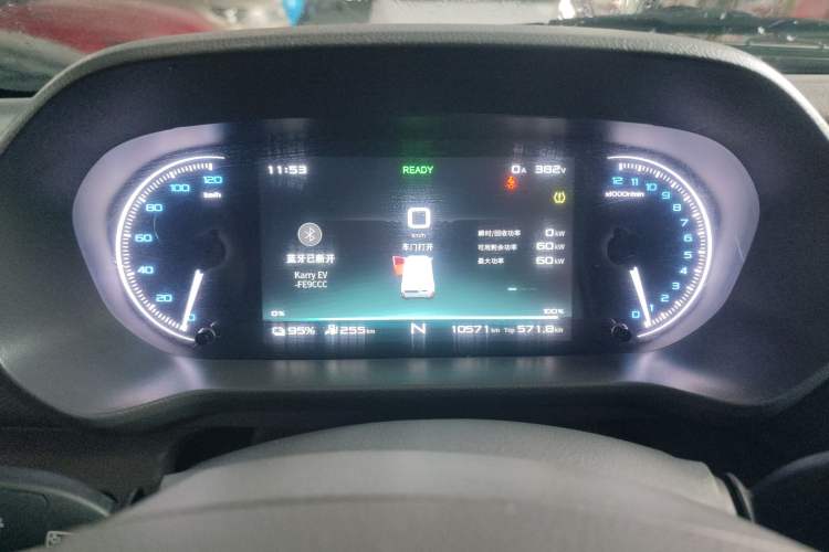 Used Karry Jiangtun E5 2024 268 km Range Open-Window 6-Seater Version Instrument Cluster