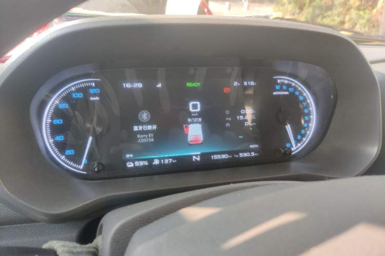 Used Karry Jiangtun E6 2024 AVIC 38.64kWh Wide-Heart Edition Instrument Cluster