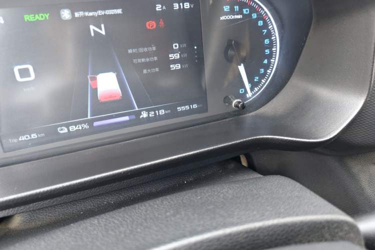 Used Karry Jiangtun E6 2024 AVIC 38.64kWh Wide-Heart Edition Odometer Close Up