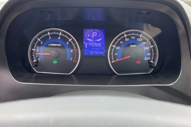 Used Karry K50 2015 1.5L Automatic Luxury Model Odometer Close Up