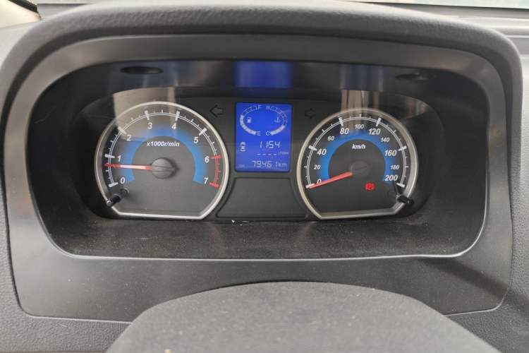 Used Karry K50 2015 1.5L Manual Comfort Model Odometer Close Up