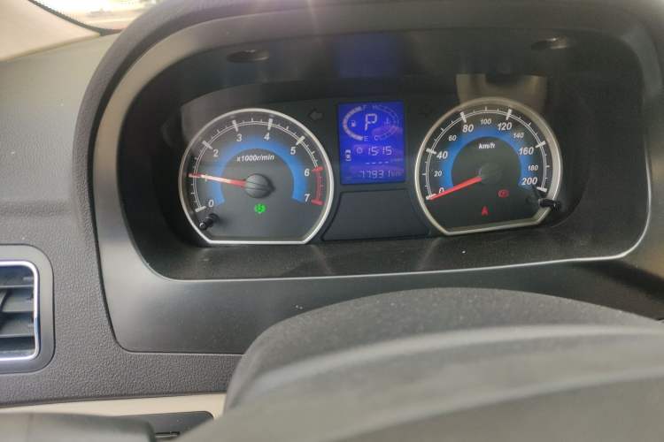 Used Karry K50 2015 1.5L Automatic Luxury Model Odometer Close Up