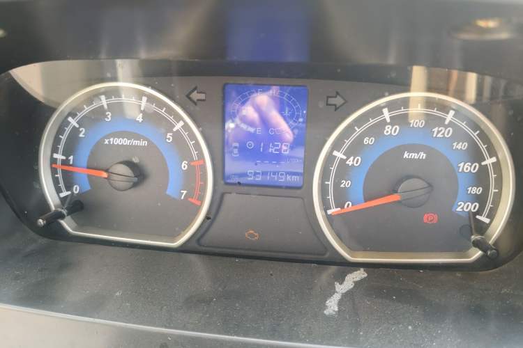 Used Karry K50  Odometer Close Up