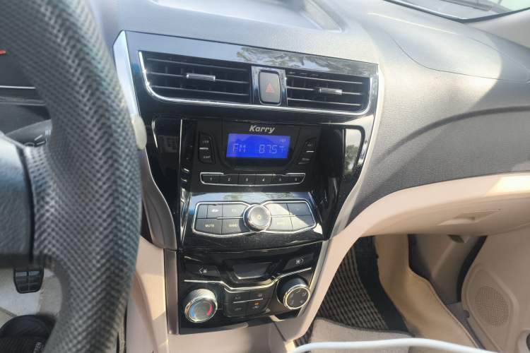 Used Karry K50 2015 1.5L Manual Comfort Model Audio And AC Panel