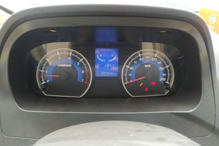 Used Karry K50 2015 1.5L Manual Comfort Model Odometer Close Up
