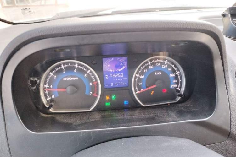 Used Karry K50 2015 1.5L Manual Luxury Model Odometer Close Up