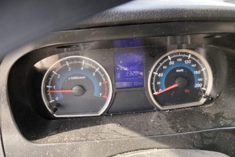 Used Karry K50 2015 1.5L Manual Luxury Model Odometer Close Up