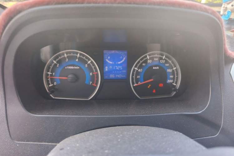 Used Karry K50 2016 K50S 1.5L Manual Luxury Model Odometer Close Up