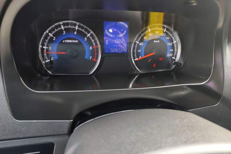 Used Karry K50 2016 K50S 1.5L Manual Comfort Model Odometer Close Up