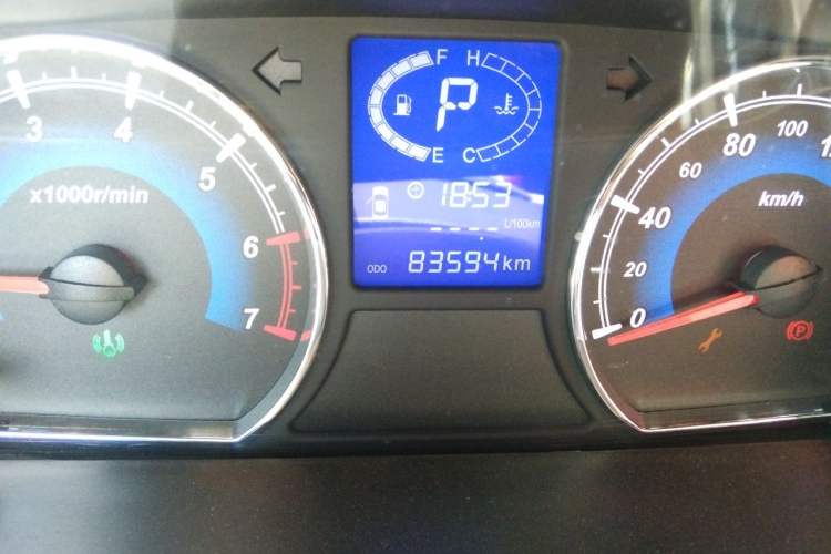 Used Karry K50 2016 K50S 1.5L Automatic Luxury Model Odometer Close Up
