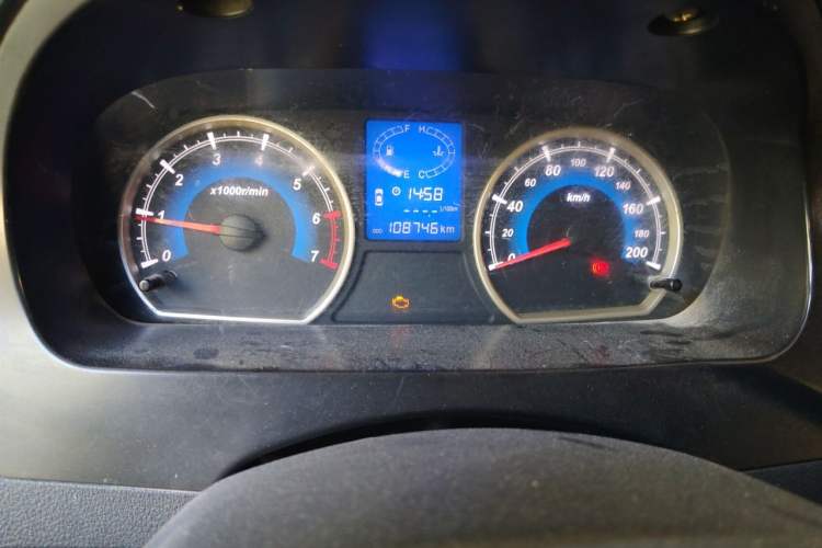 Used Karry K50  Odometer Close Up