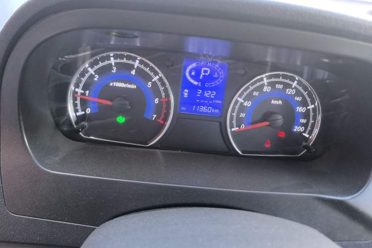 Used Karry K50 2017 K50S 1.5L Automatic Luxury Model Odometer Close Up