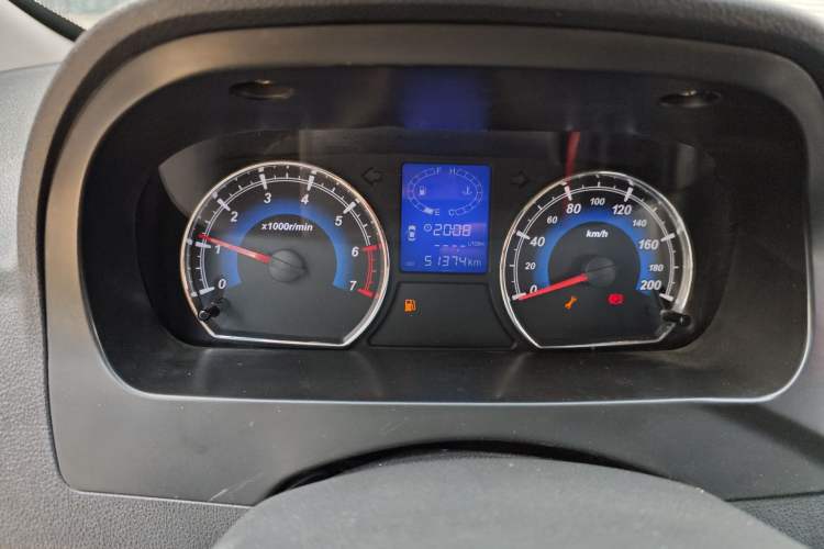 Used Karry K50 2017 1.5L Manual Base Version Odometer Close Up