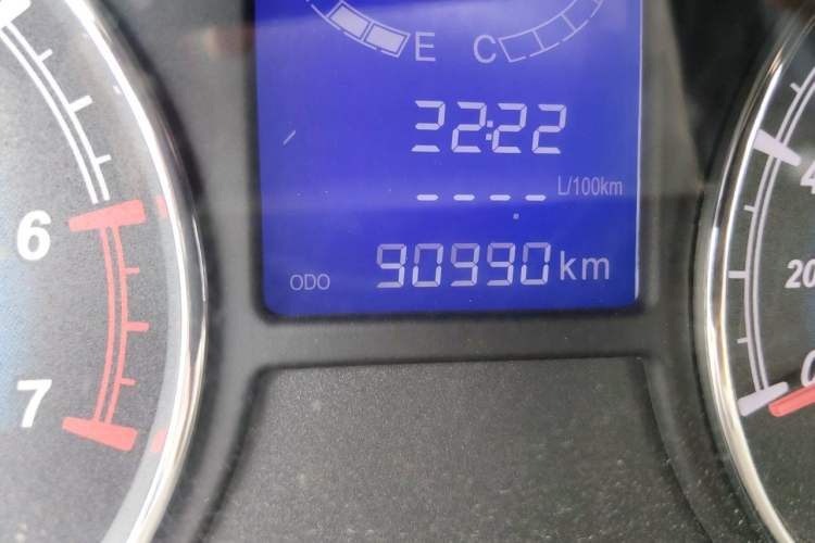 Used Karry K50 2017 1.5L Manual Standard Edition Odometer Close Up