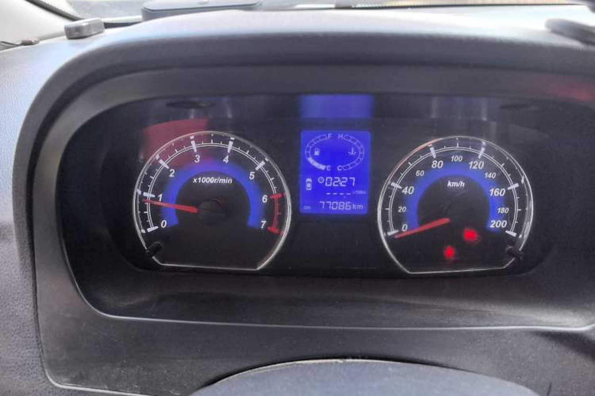 Used Karry K50 2017 1.5L Manual Standard Edition Odometer Close Up