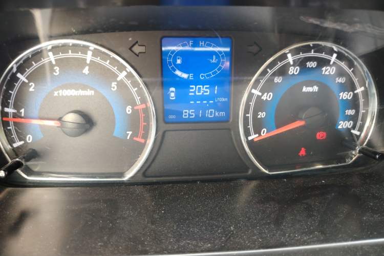 Used Karry K50 2017 1.5L Manual Standard Edition Odometer Close Up