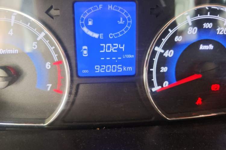 Used Karry K50 2017 1.5L Manual Standard Edition Odometer Close Up
