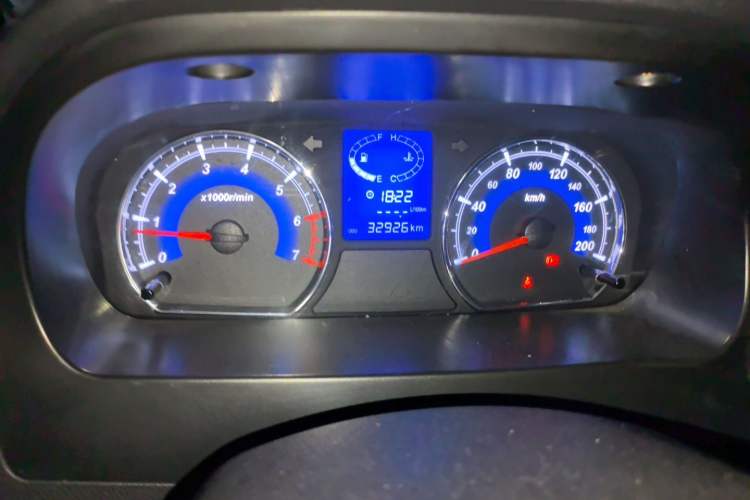 Used Karry K50  Odometer Close Up