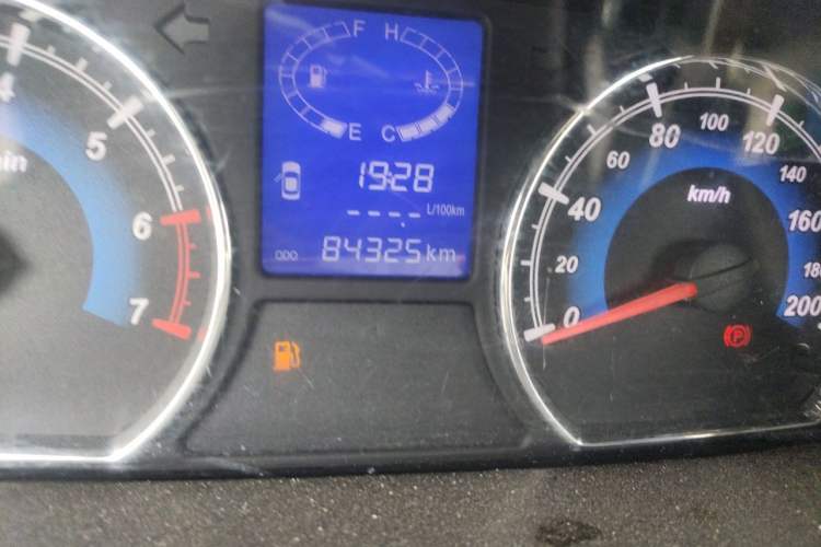 Used Karry K50 2017 1.5L Manual Base Version Odometer Close Up
