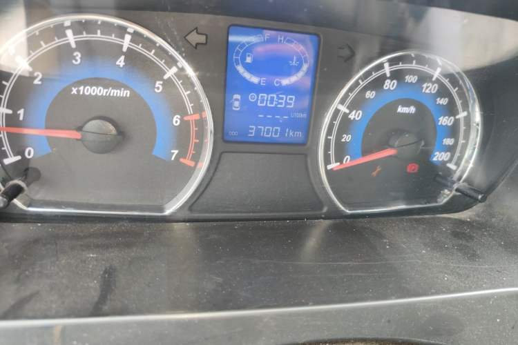 Used Karry K50 2017 1.5L Manual Luxury Model Odometer Close Up