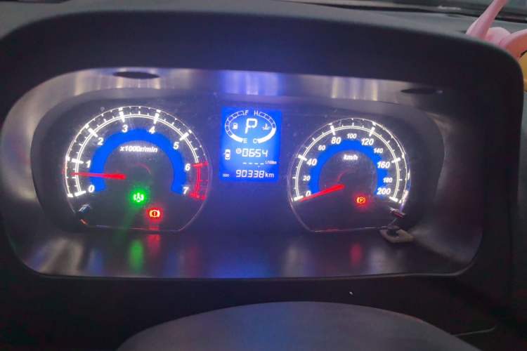 Used Karry K50  Odometer Close Up