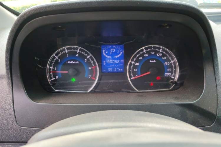 Used Karry K50  Odometer Close Up