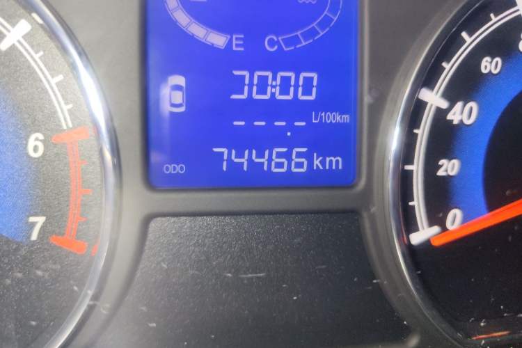 Used Karry K50 2017 1.5L Manual Base Version Odometer Close Up