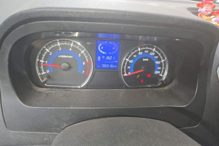Used Karry K50  Odometer Close Up