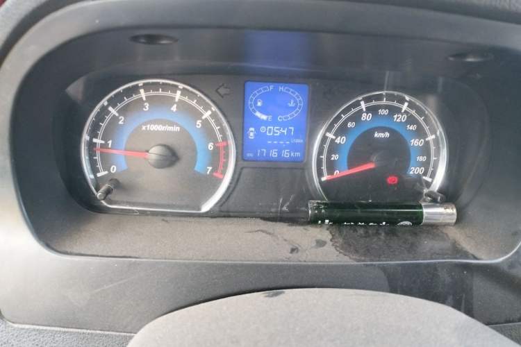 Used Karry K50  Odometer Close Up