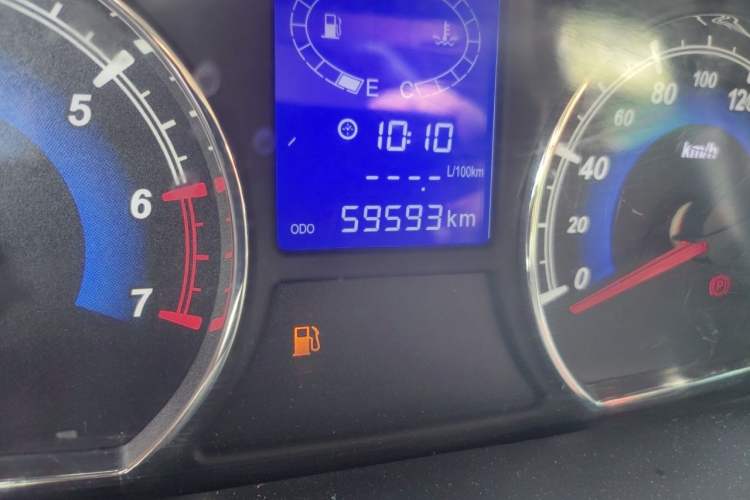 Used Karry K50 2018 1.5L Manual Comfort Model Odometer Close Up