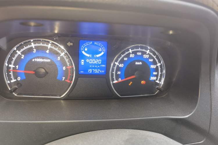 Used Karry K50  Odometer Close Up