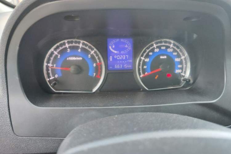Used Karry K50  Odometer Close Up