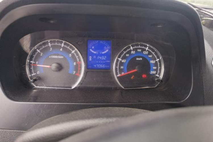 Used Karry K50  Odometer Close Up