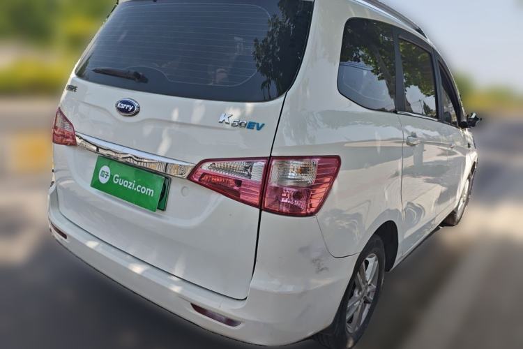 Used Karry K50EV 2018 Luxury EV Model Rear Right 45 Deg